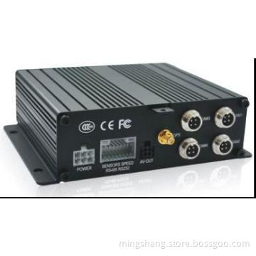 SD card  Mobile DVR with  4 channels AV in and support 3G,GPS,wifi